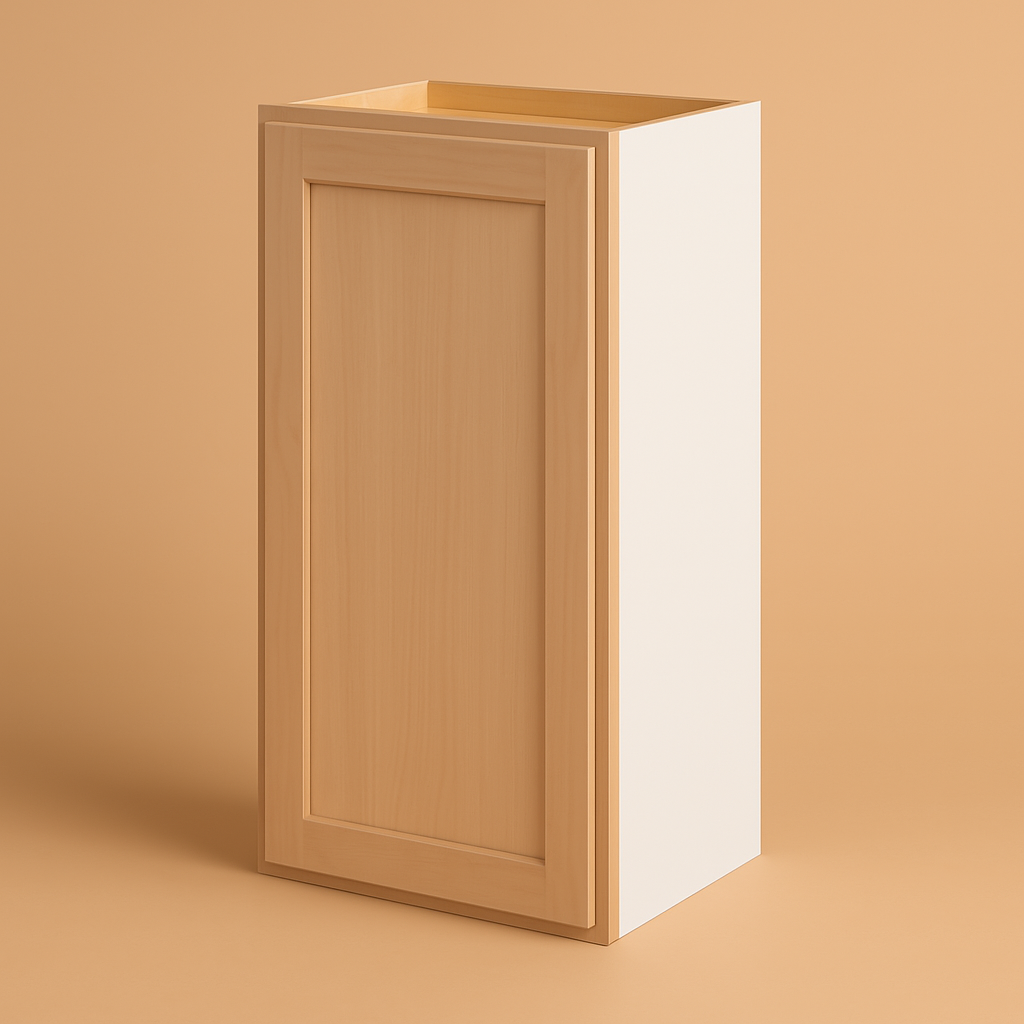 Hampton Bay 15 in. W x 12 in. D x 30 in. H Ready to Assemble Wall Kitchen Cabinet with CLICKREADY Technology - Unfinished