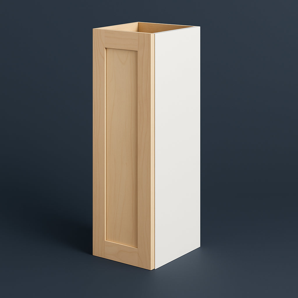 Hampton Bay 9 in. W x 12 in. D x 36 in. H Ready to Assemble Wall Kitchen Cabinet in Unfinished with CLICKREADY Technology