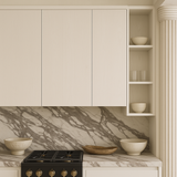 Cambridge Radiance 9 in. W x 12 in. D x 30 in. H Ready-to-Assemble Slab Wall Kitchen Cabinet in Light Oak