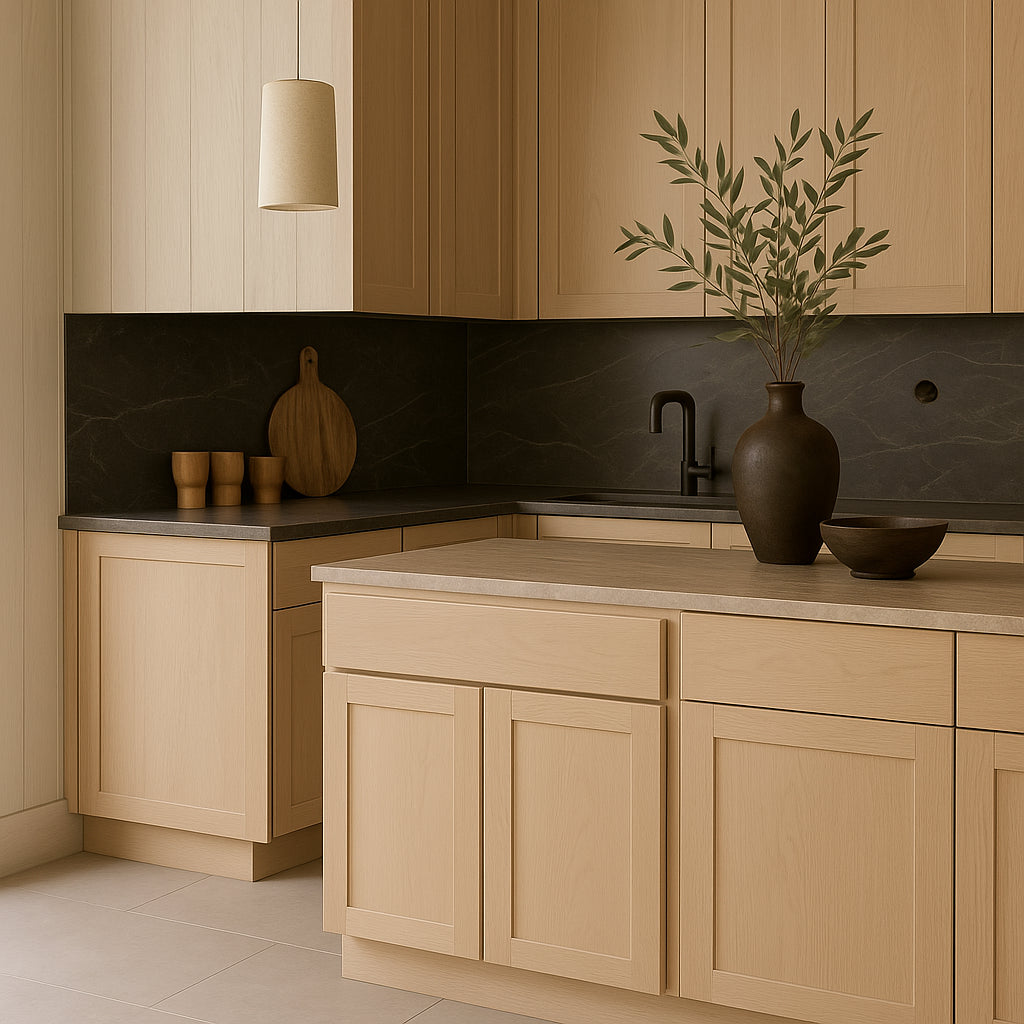 Hampton Bay 30 in. W x 24 in. D x 34.5 in. H Ready to Assemble Base Kitchen Cabinet with CLICKREADY Technology
