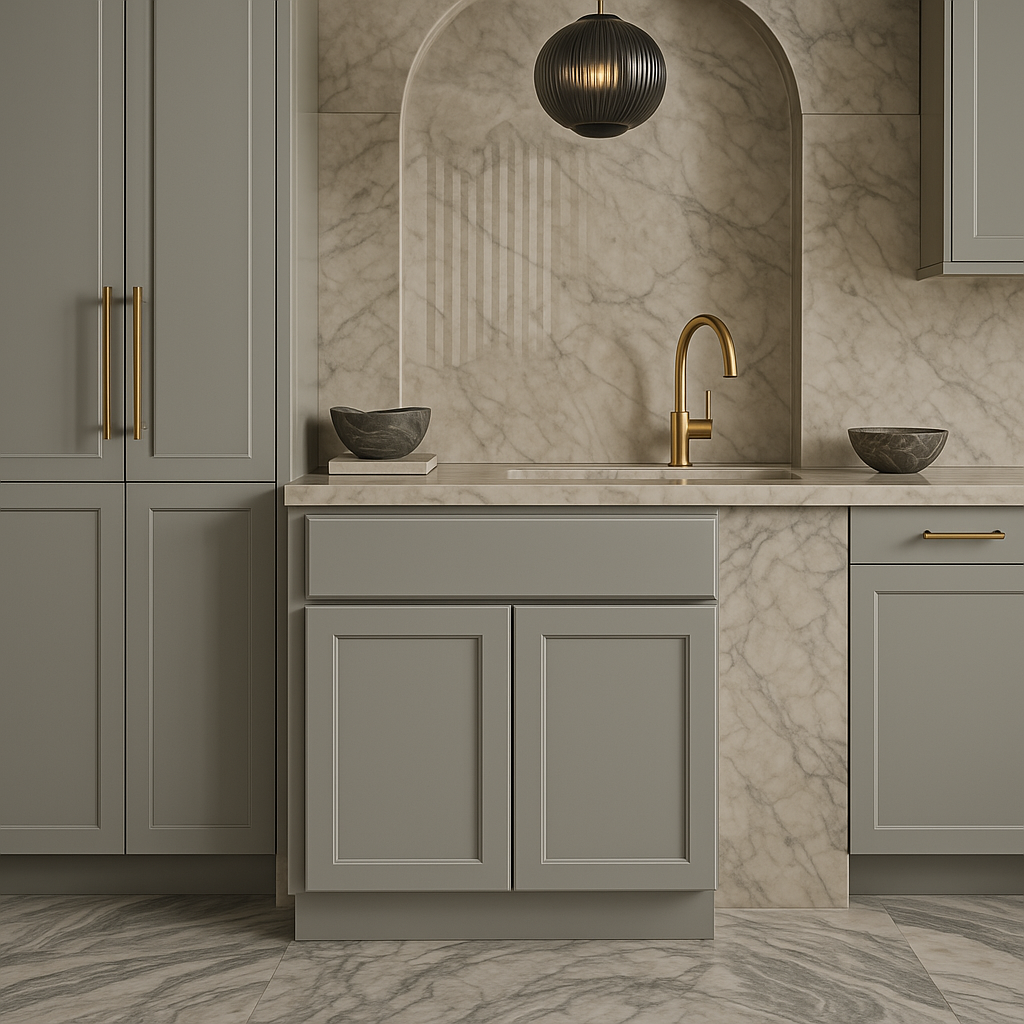 Hampton Bay 30 in. W x 24 in. D x 34.5 in. H Ready to Assemble Base Kitchen Cabinet with CLICKREADY Technology
