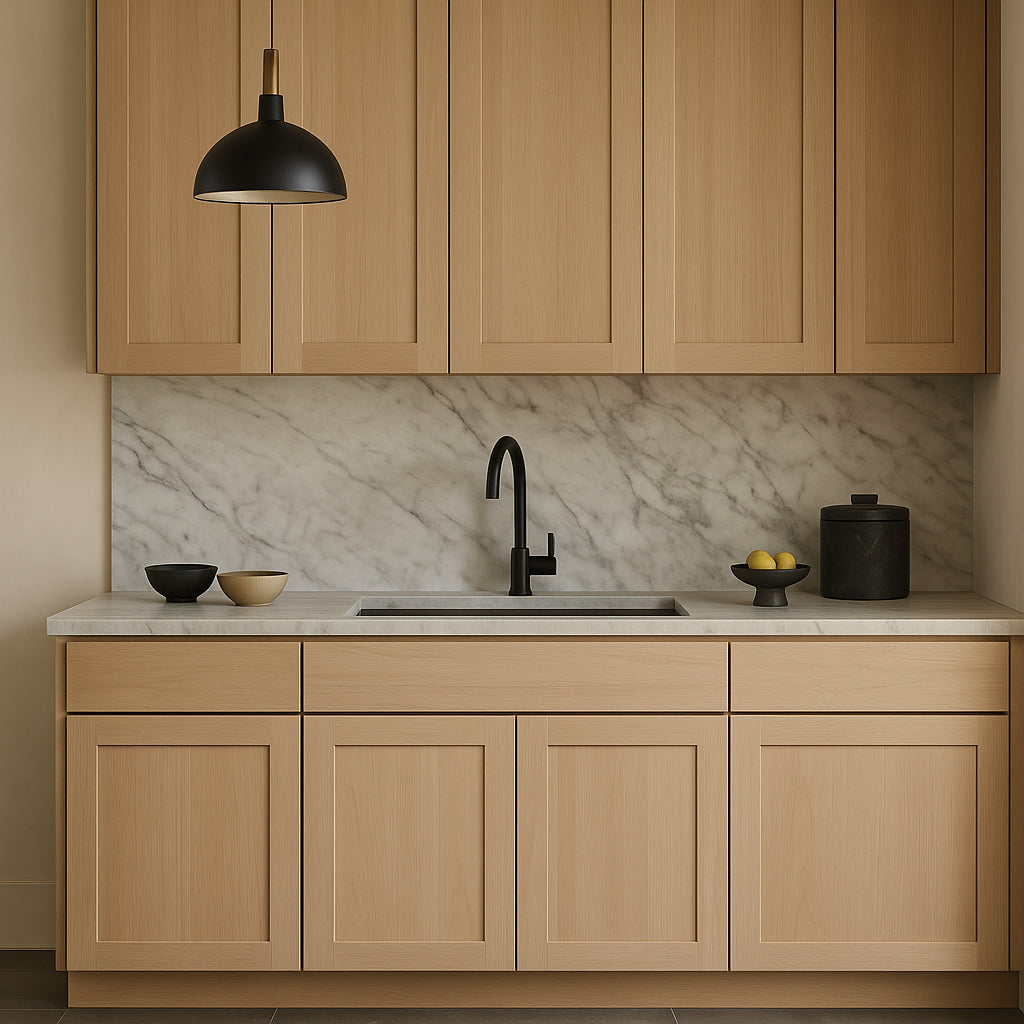Hampton Bay 36 in. W x 24 in. D x 34.5 in. H Ready to Assemble Sink Base Kitchen Cabinet with CLICKREADY Technology