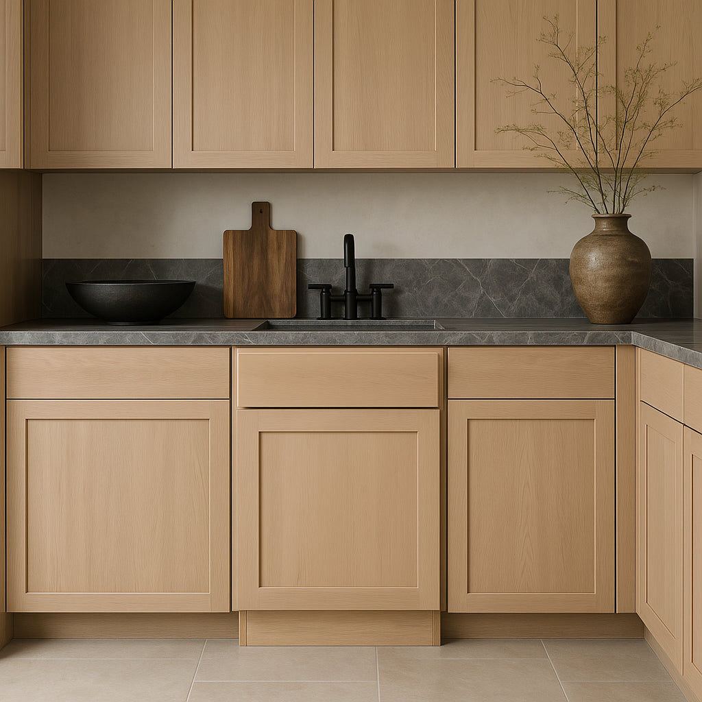 Hampton Bay Ready-to-Assemble Base Kitchen Cabinet, 18 in. W x 24 in. D x 34.5 in. H, Unfinished with CLICKREADY Technology