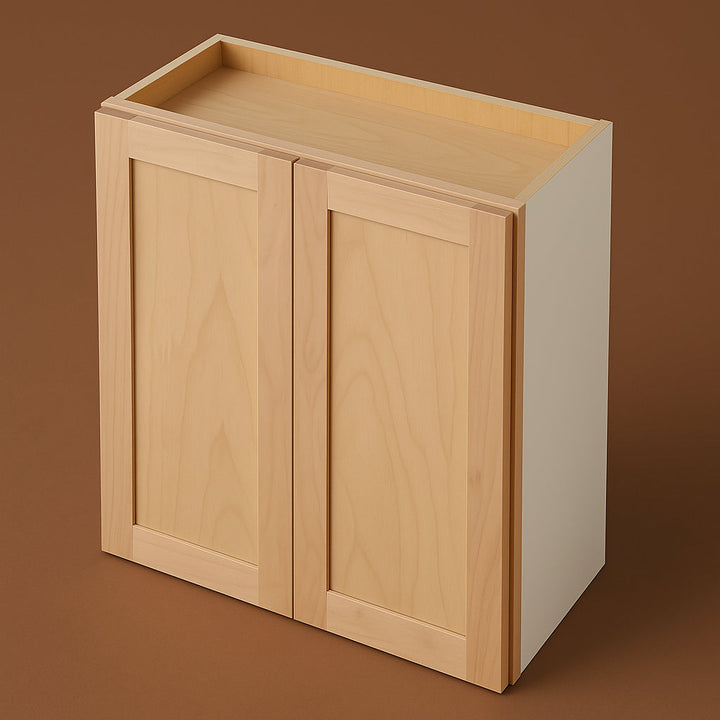 Hampton Bay Ready to Assemble Wall Kitchen Cabinet, 27 in. W x 12 in. D x 30 in. H, Unfinished with CLICKREADY Technology