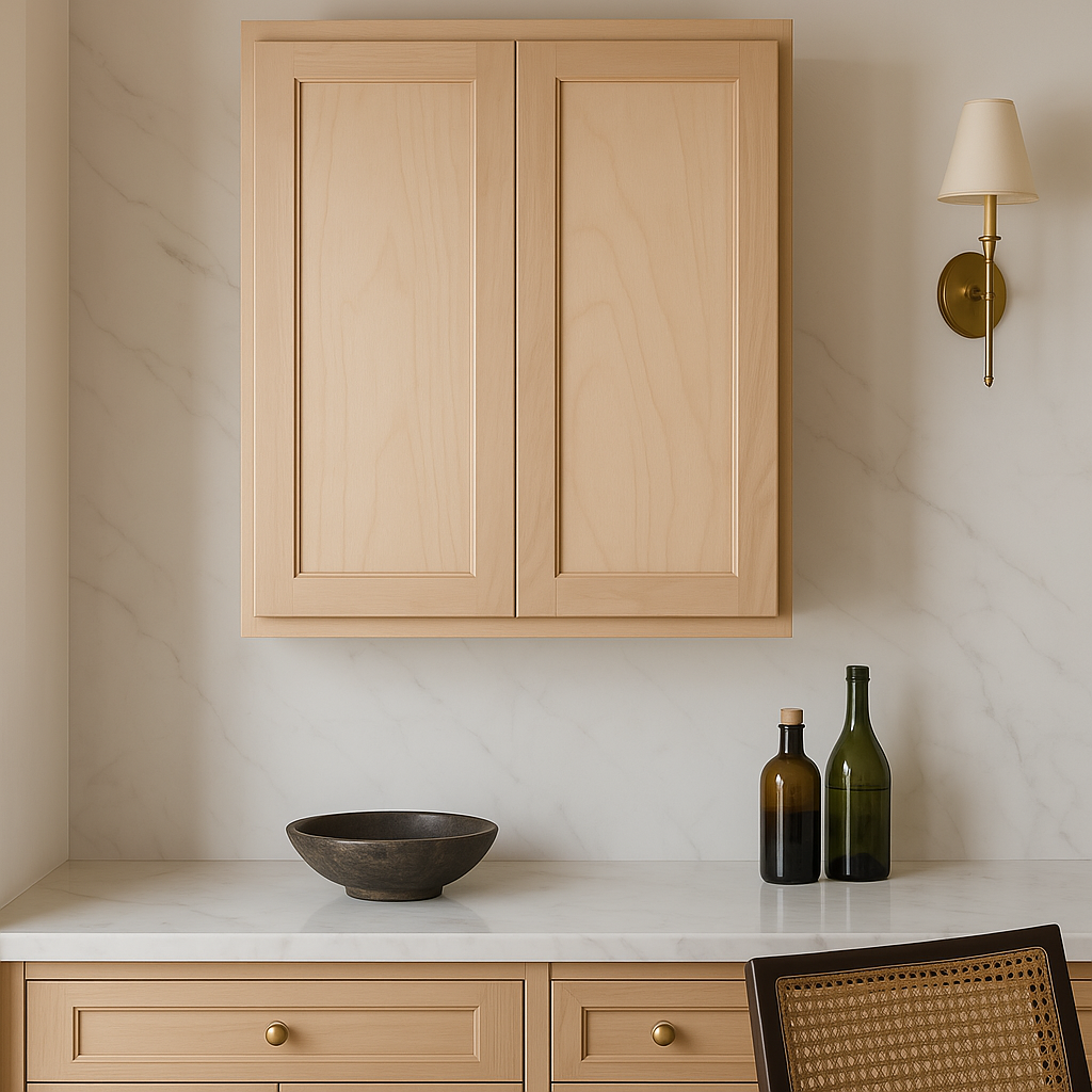 Hampton Bay Ready to Assemble Wall Kitchen Cabinet, 27 in. W x 12 in. D x 30 in. H, Unfinished with CLICKREADY Technology
