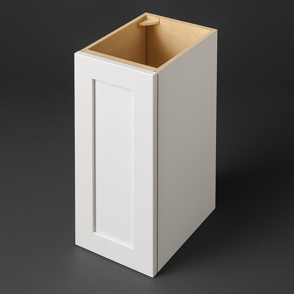 Hampton Bay Avondale Shaker Wall Kitchen Cabinet, 9 in. W x 12 in. D x 30 in. H, Alpine White