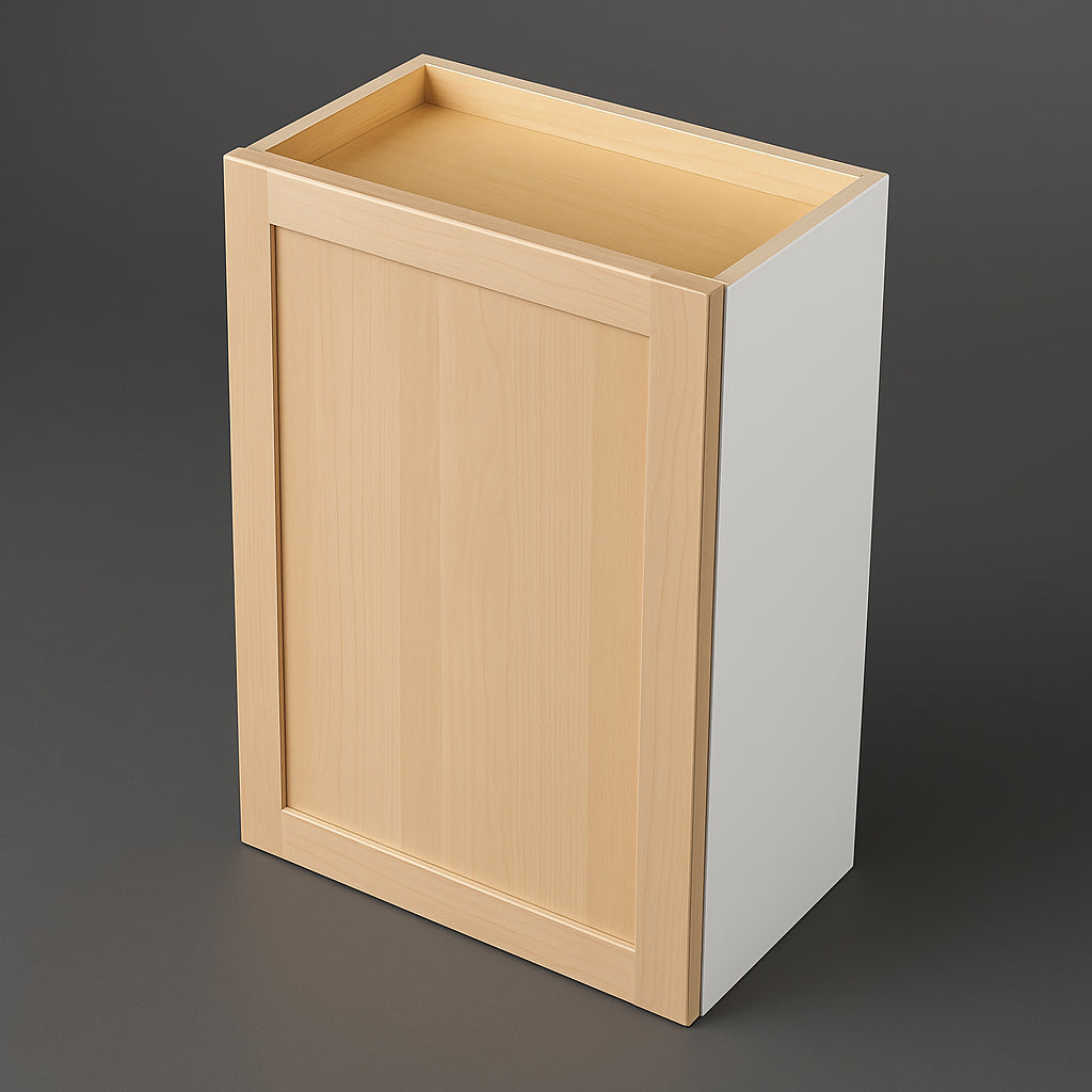 Hampton Bay 24 in. W x 12 in. D x 36 in. H Ready to Assemble Wall Kitchen Cabinet in Unfinished with CLICKREADY Technology