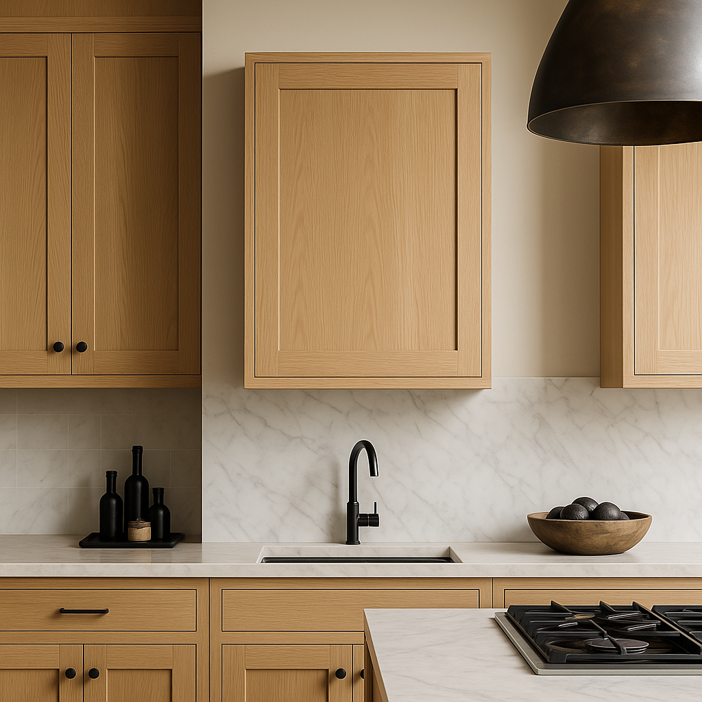 Hampton Bay 24 in. W x 12 in. D x 36 in. H Ready to Assemble Wall Kitchen Cabinet in Unfinished with CLICKREADY Technology