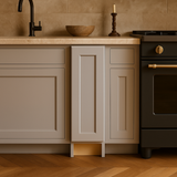 Hampton Bay Avondale 9 in. W x 24 in. D x 34.5 in. H Ready to Assemble Plywood Shaker Base Kitchen Cabinet in Dove Gray