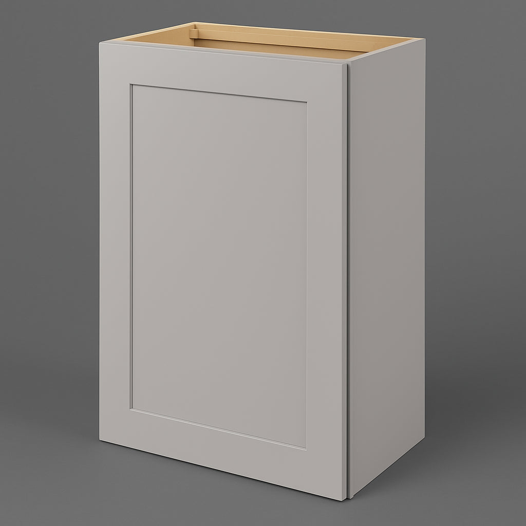 Hampton Bay Avondale 21 in. W x 12 in. D x 30 in. H Ready to Assemble Plywood Shaker Wall Kitchen Cabinet in Dove Gray