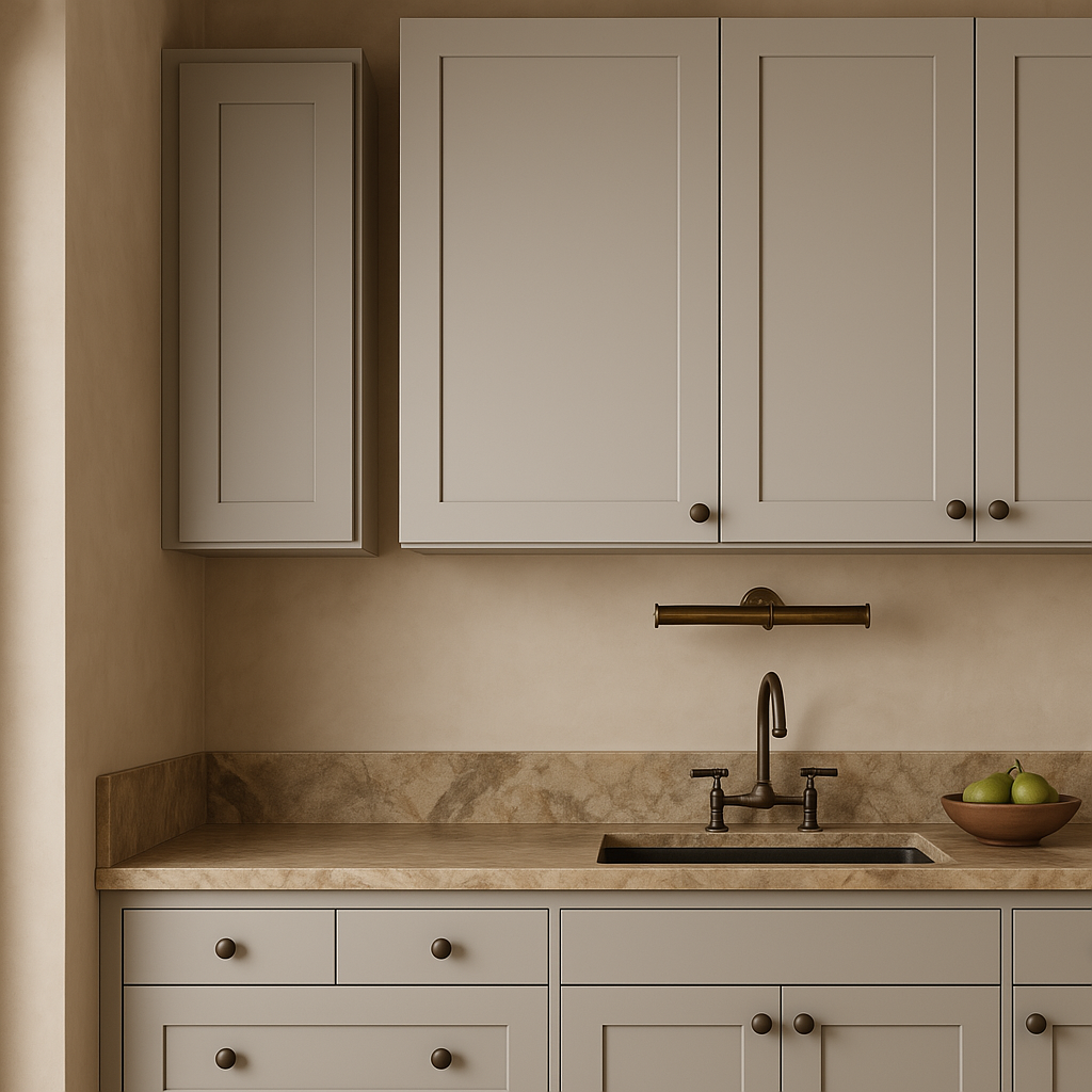 Hampton Bay Avondale 9 in. W x 12 in. D x 30 in. H Ready to Assemble Plywood Shaker Wall Kitchen Cabinet in Dove Gray