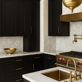 Hampton Bay Avondale Shaker Wall Kitchen Cabinet, 9 in. W x 12 in. D x 30 in. H, Raven Black