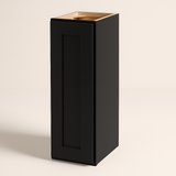 Hampton Bay Avondale Shaker Wall Kitchen Cabinet, 9 in. W x 12 in. D x 30 in. H, Raven Black