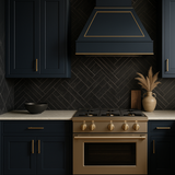 Hampton Bay Avondale 9 in. W x 12 in. D x 36 in. H Ready to Assemble Plywood Shaker Wall Kitchen Cabinet in Ink Blue