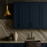 Hampton Bay Avondale 9 in. W x 12 in. D x 36 in. H Ready to Assemble Plywood Shaker Wall Kitchen Cabinet in Ink Blue