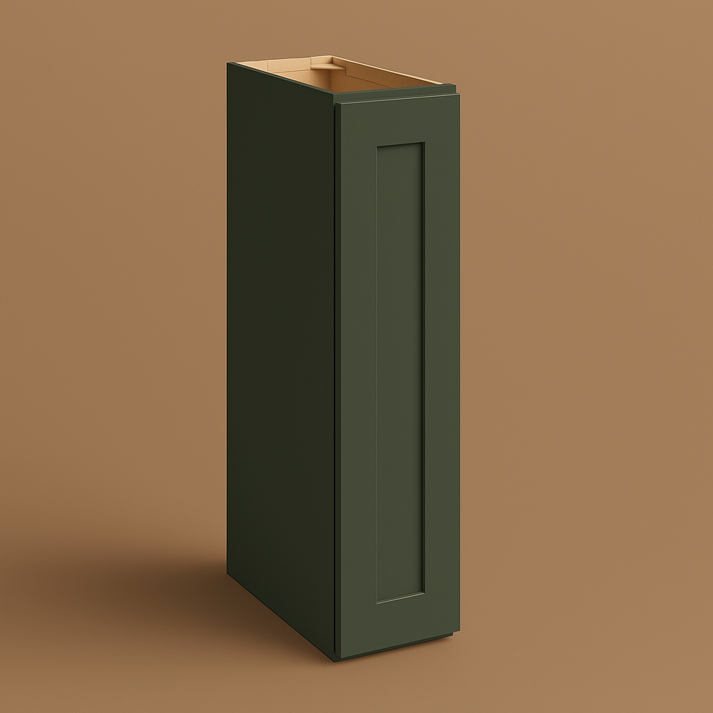 Hampton Bay Avondale 9 in. W x 12 in. D x 36 in. H Ready to Assemble Plywood Shaker Wall Kitchen Cabinet in Fern Green