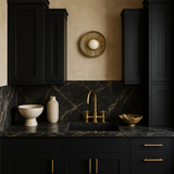 Hampton Bay Avondale Shaker Wall Kitchen Cabinet, 9 in. W x 12 in. D x 36 in. H, Raven Black