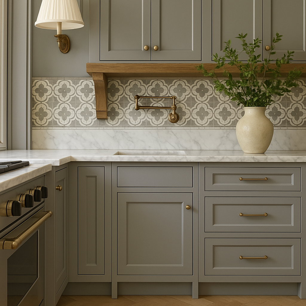 MILL'S PRIDE Richmond Vesuvius Gray Plywood Shaker Ready-to-Assemble Base Kitchen Cabinet with Soft Close - 9 in W x 24 in D x 34.5 in H