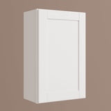MILL'S PRIDE Richmond Verona White Plywood Shaker Wall Kitchen Cabinet, 15 in W x 12 in D x 30 in H, Ready to Assemble with Soft Close
