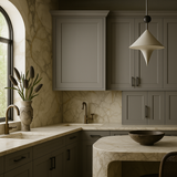 MILL'S PRIDE Richmond Vesuvius Gray Plywood Shaker Wall Kitchen Cabinet 18 in W x 12 in D x 30 in H
