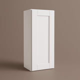 MILL'S PRIDE Richmond Verona White Plywood Shaker Wall Kitchen Cabinet - 9 in W x 12 in D x 30 in H