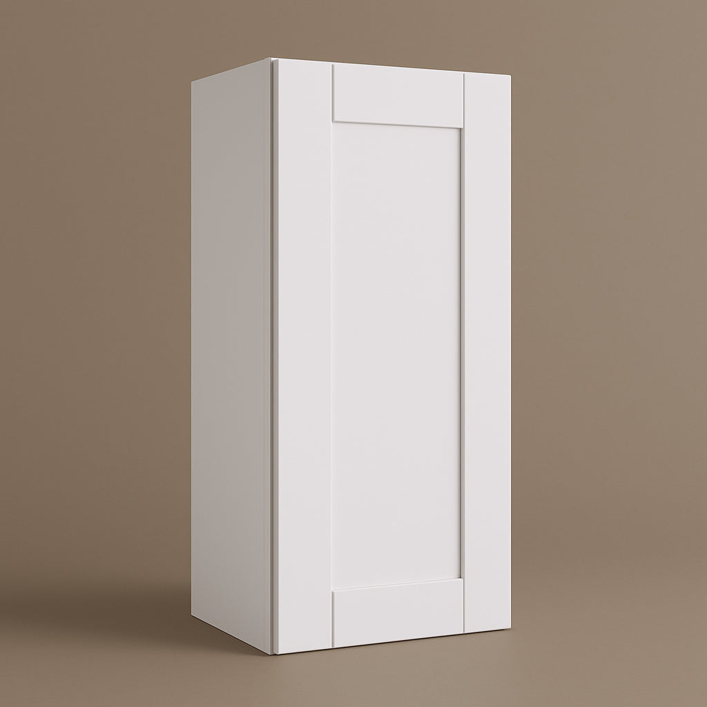 MILL'S PRIDE Richmond Verona White Plywood Shaker Wall Kitchen Cabinet 12 in W x 12 in D x 30 in H