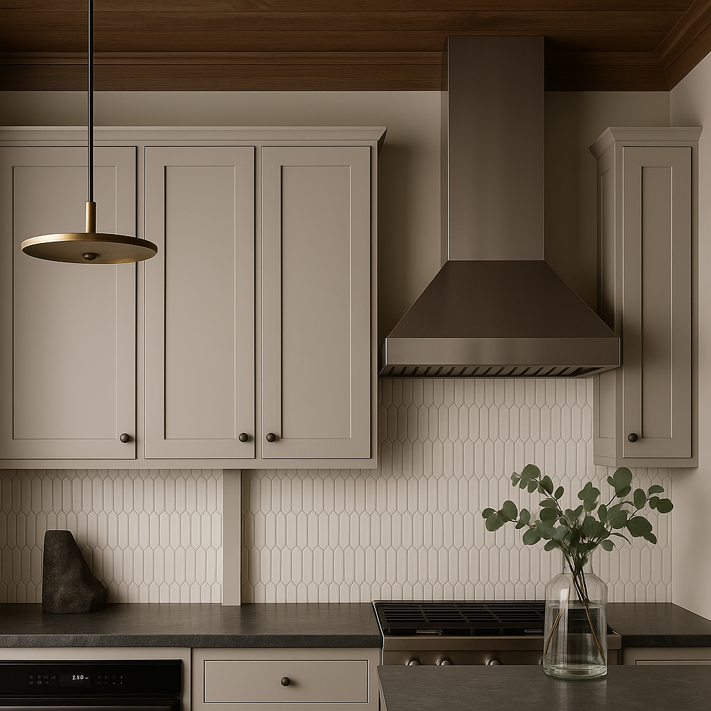 Hampton Bay Avondale Shaker Wall Kitchen Cabinet, Dove Gray, 9 in. W x 12 in. D x 36 in. H