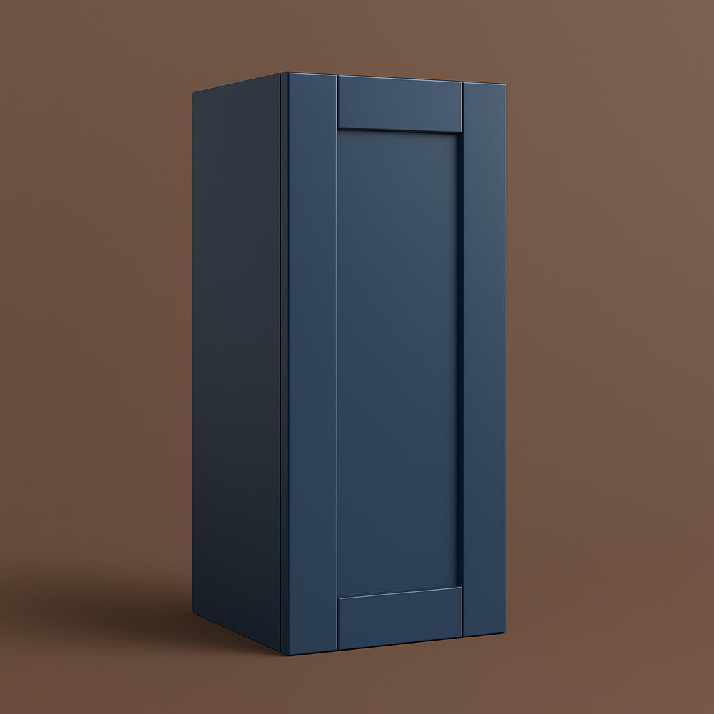 MILL'S PRIDE Richmond Valencia Blue Plywood Shaker Wall Kitchen Cabinet - 12" W x 12" D x 30" H