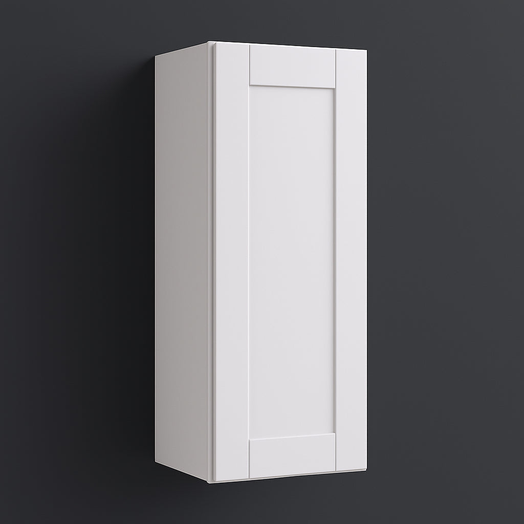 MILL'S PRIDE Richmond Verona White Plywood Shaker Wall Kitchen Cabinet - 12 in W x 12 in D x 36 in H