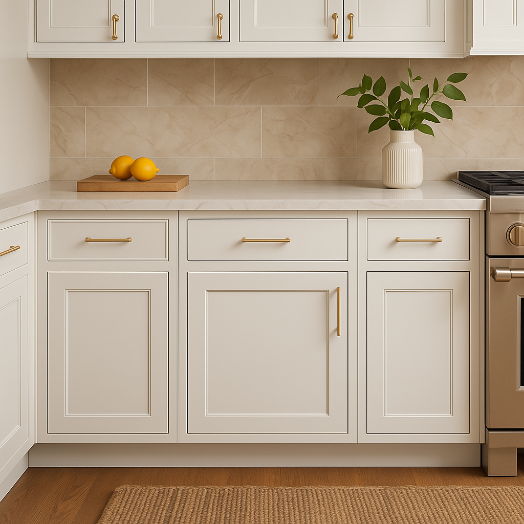 Hampton Bay Avondale Shaker Base Kitchen Cabinet, 21 in. W x 24 in. D x 34.5 in. H, Alpine White