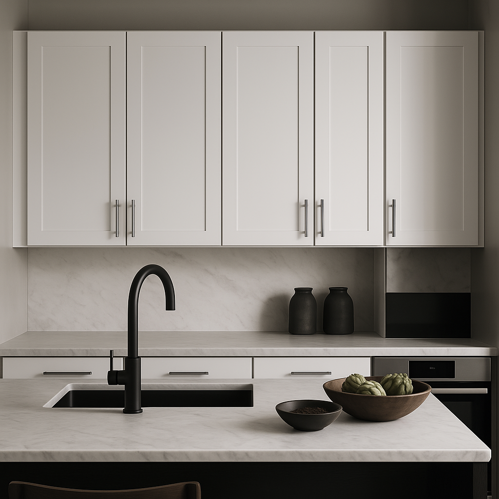 Hampton Bay Avondale Shaker Wall Kitchen Cabinet, 12 in. W x 12 in. D x 30 in. H, Alpine White