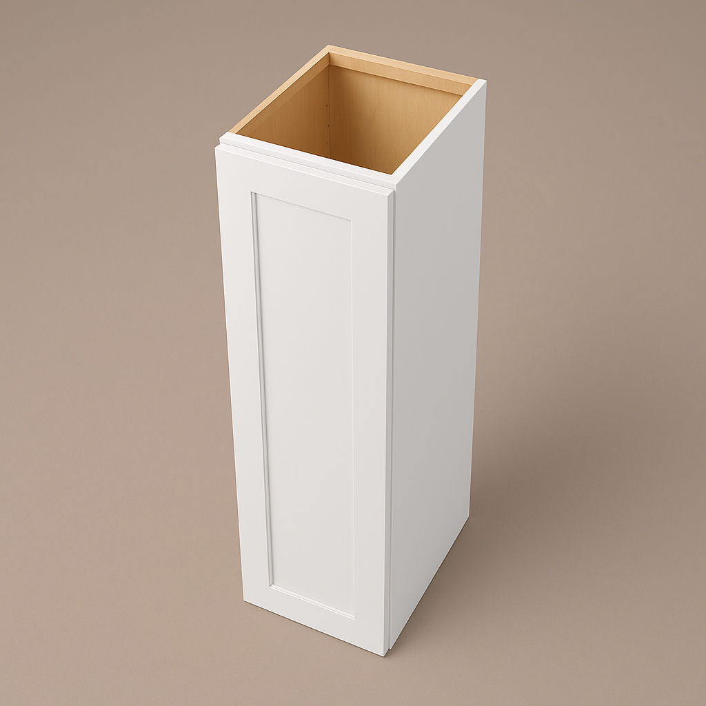 Hampton Bay Avondale Shaker Wall Kitchen Cabinet, 12 in. W x 12 in. D x 42 in. H, Alpine White