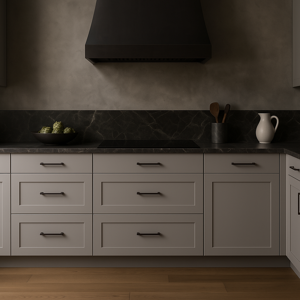 Hampton Bay Avondale 18 in. W x 24 in. D x 34.5 in. H Ready to Assemble Plywood Shaker Base Kitchen Cabinet in Dove Gray