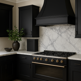 Hampton Bay Avondale Shaker Wall Kitchen Cabinet, 24 in. W x 12 in. D x 36 in. H, Raven Black