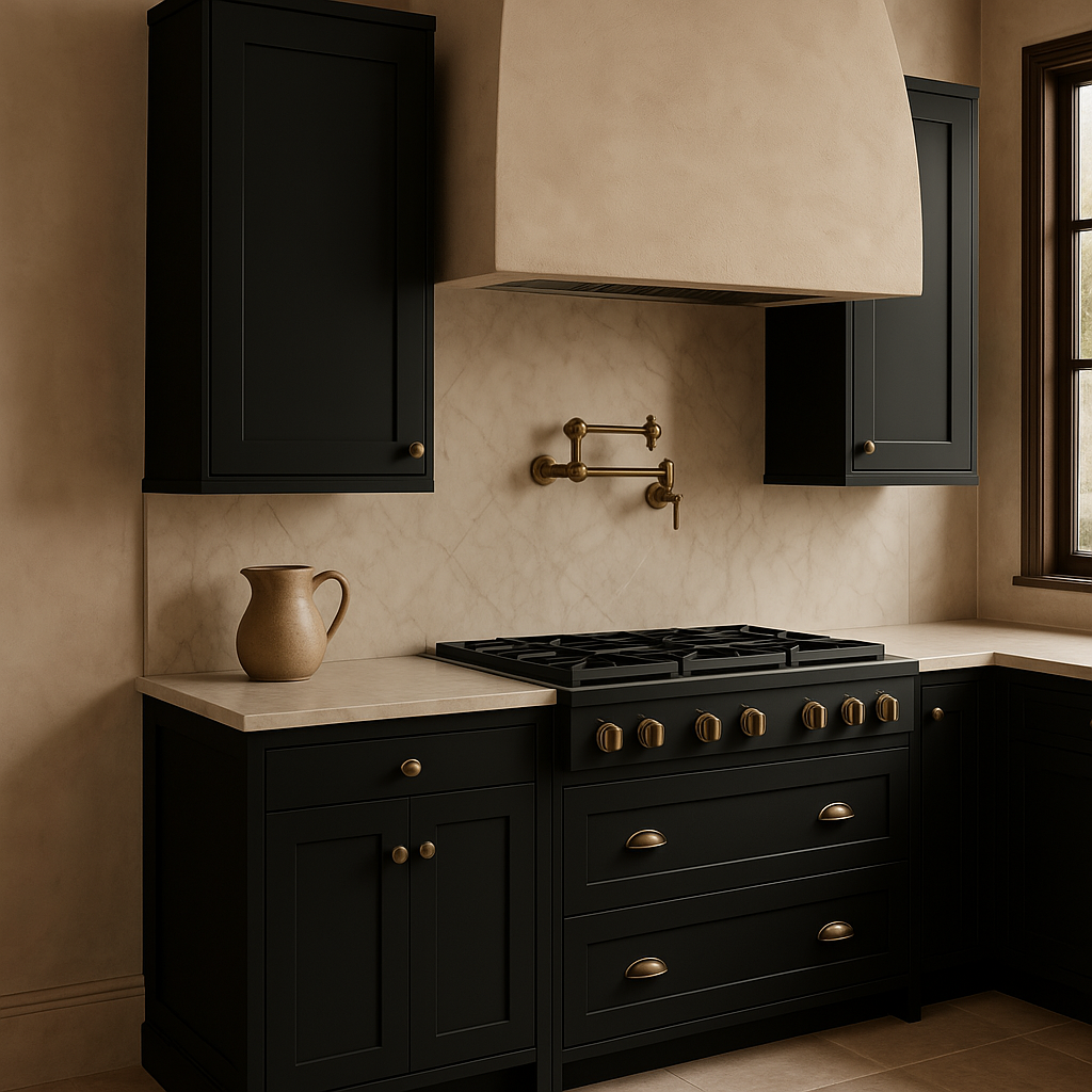 Hampton Bay Avondale Shaker Wall Kitchen Cabinet, 24 in. W x 12 in. D x 36 in. H, Raven Black