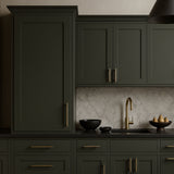 Hampton Bay Avondale 24 in. W x 12 in. D x 36 in. H Plywood Shaker Wall Kitchen Cabinet in Fern Green