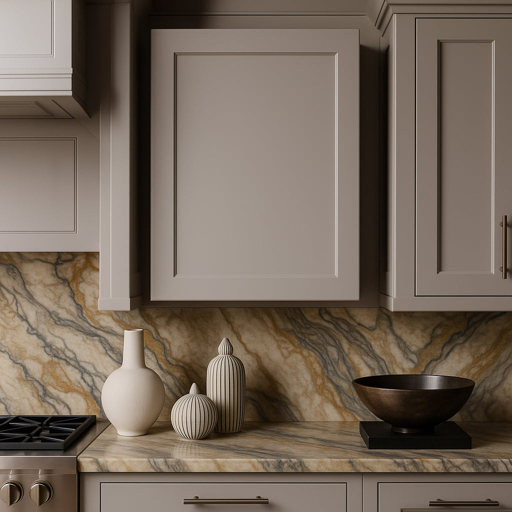 Hampton Bay Avondale 24 in. W x 12 in. D x 30 in. H Ready to Assemble Plywood Shaker Wall Kitchen Cabinet in Dove Gray