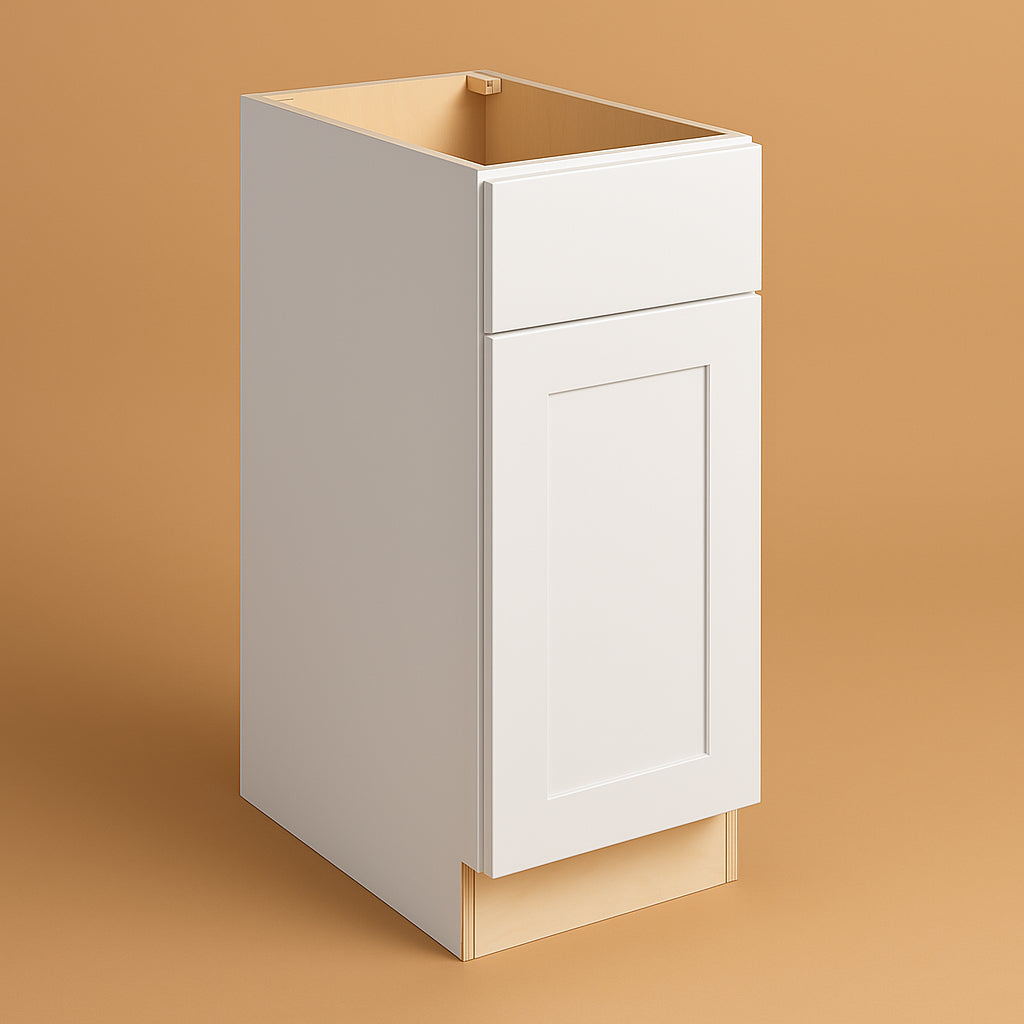 Hampton Bay Avondale Shaker Base Kitchen Cabinet in Alpine White