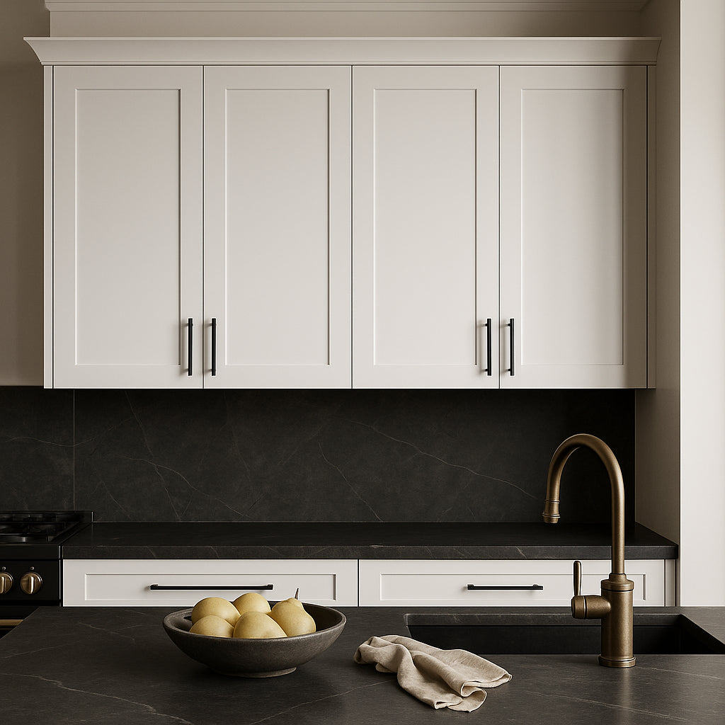 Hampton Bay Avondale 30 in. Alpine White Shaker Wall Kitchen Cabinet