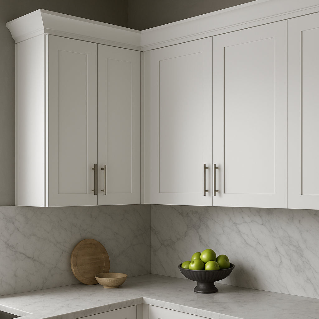 Hampton Bay Avondale 30 in. Alpine White Shaker Wall Kitchen Cabinet