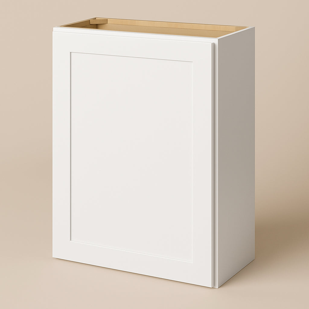 Hampton Bay Avondale 24 in. Alpine White Shaker Wall Kitchen Cabinet