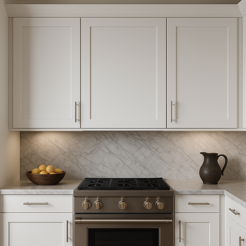 Hampton Bay Avondale 24 in. Alpine White Shaker Wall Kitchen Cabinet