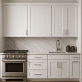 Hampton Bay Avondale 24 in. Alpine White Shaker Wall Kitchen Cabinet