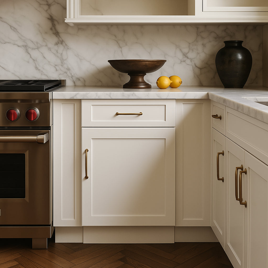 Hampton Bay Avondale 18-inch Alpine White Shaker Base Kitchen Cabinet