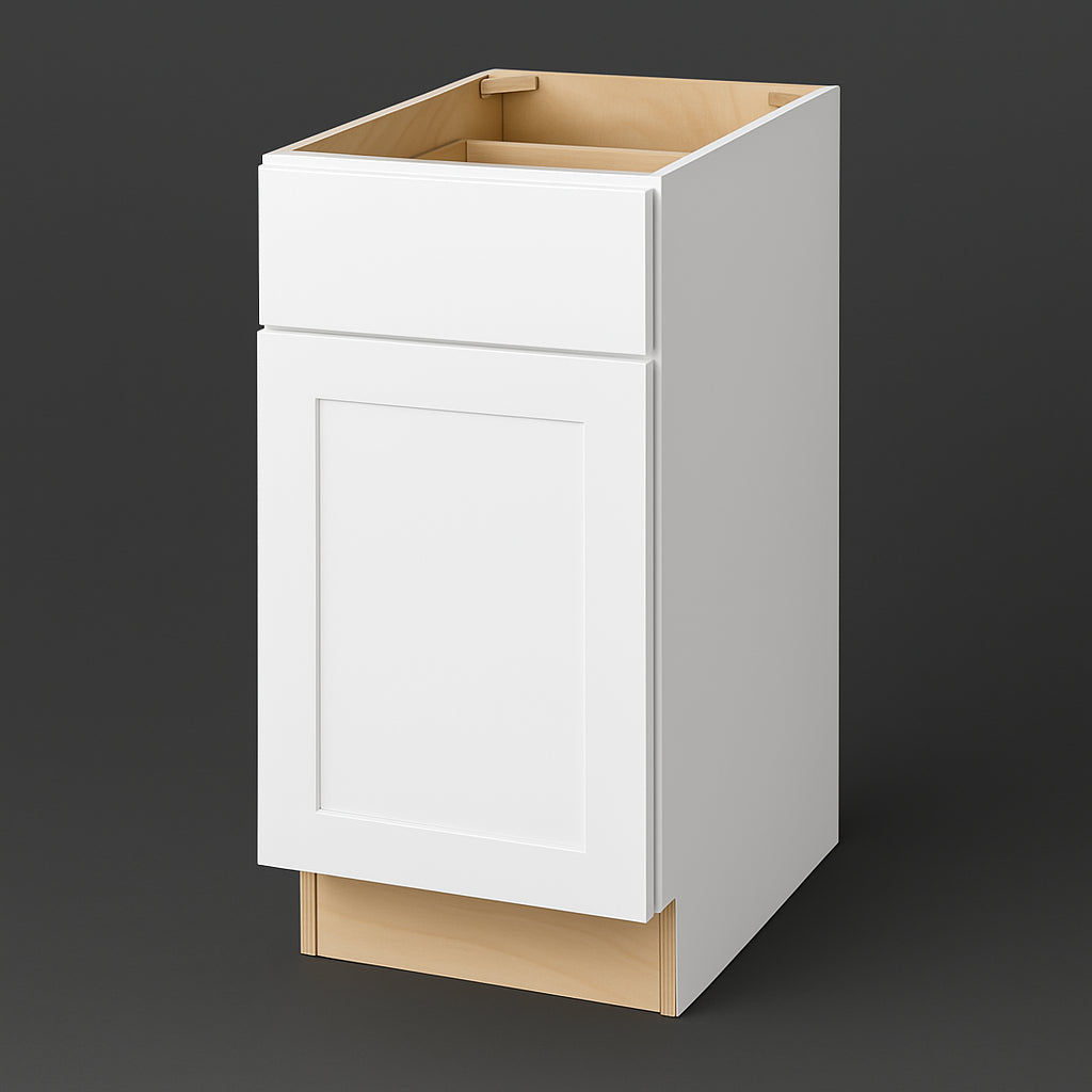 Hampton Bay Avondale Ready to Assemble Plywood Shaker Base Kitchen Cabinet in Alpine White