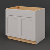 Hampton Bay Avondale 36" Shaker Sink Base Cabinet in Dove Gray