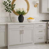 Hampton Bay Avondale 30-inch Dove Gray Shaker Base Kitchen Cabinet