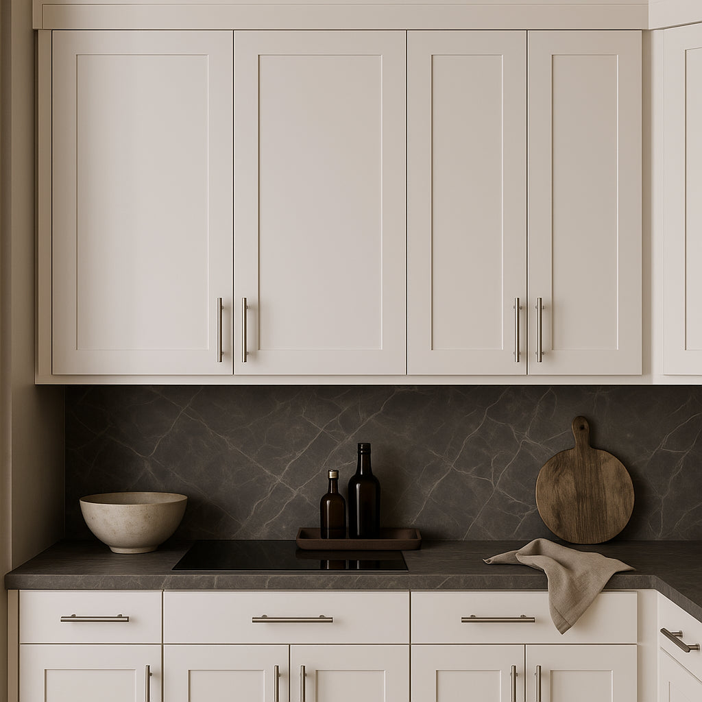 Hampton Bay Avondale 27 in. Alpine White Shaker Wall Kitchen Cabinet