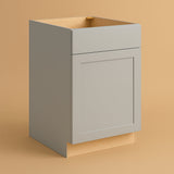 Hampton Bay Avondale 24" Dove Gray Shaker Base Kitchen Cabinet