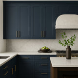 Hampton Bay Avondale Ink Blue Shaker Wall Kitchen Cabinet - 30x12x36